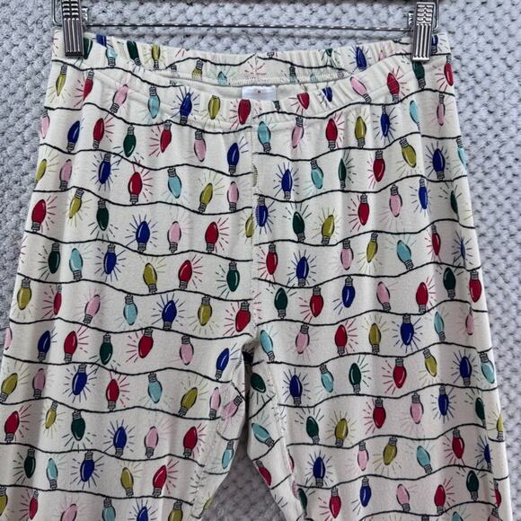 Hanna Andersson Pajama Pants Womens M Green Cream Christmas Bundle Pullon Fitted - Picture 13 of 16